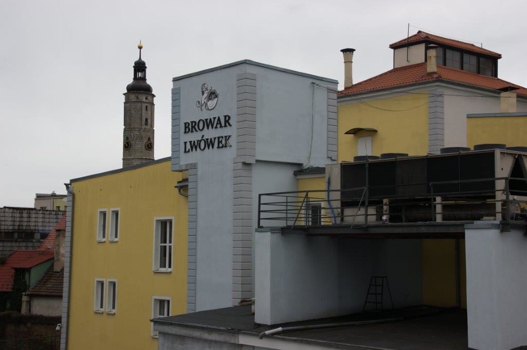 Browar w Lwówku Śląskim widok z góry